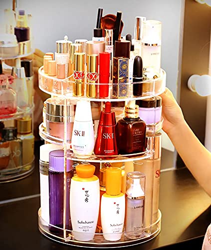 Makeup Organizer, 360 Degree Rotating
