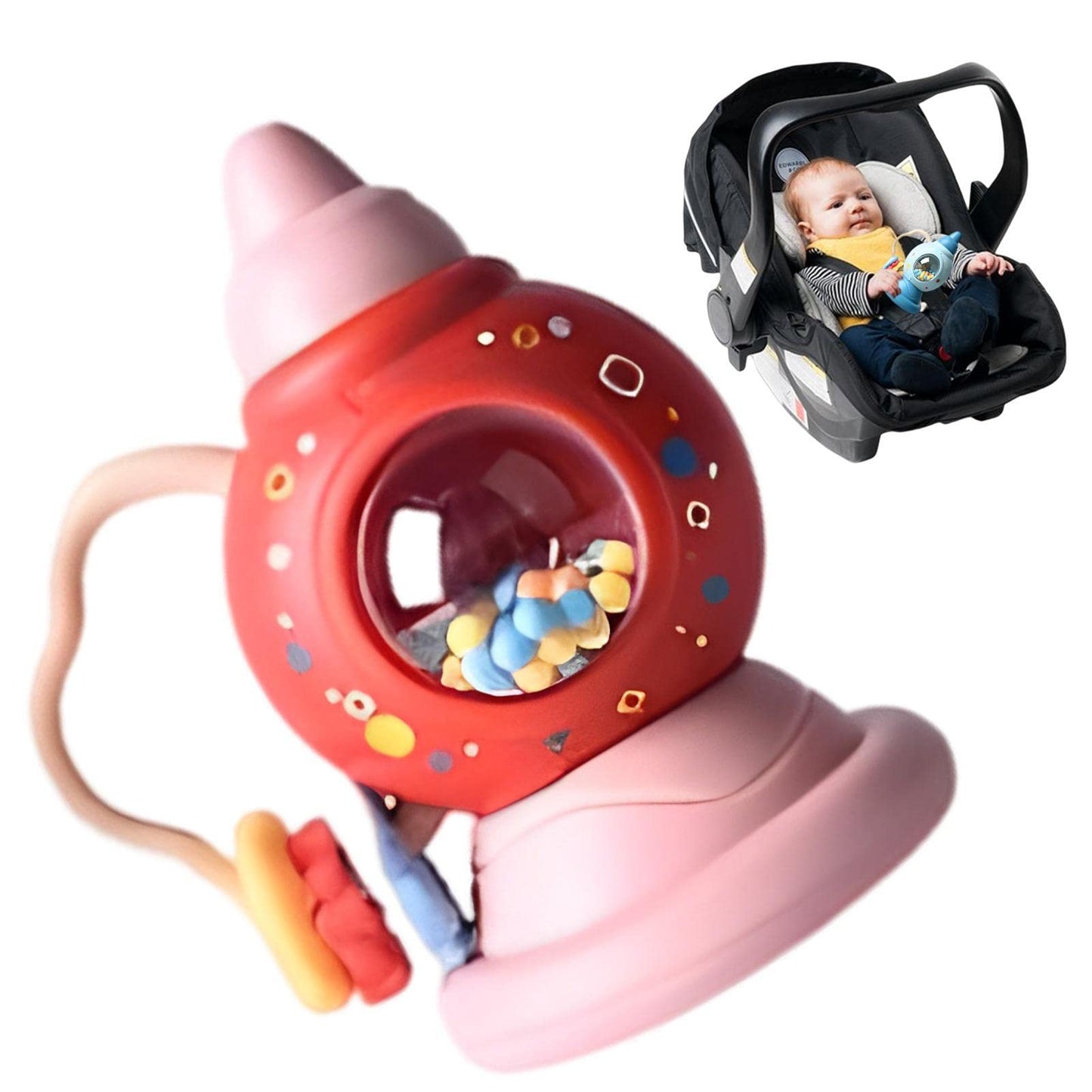 Rattle Toy | Infant Rattles 0-6 Months – Sensory Toys for Babies