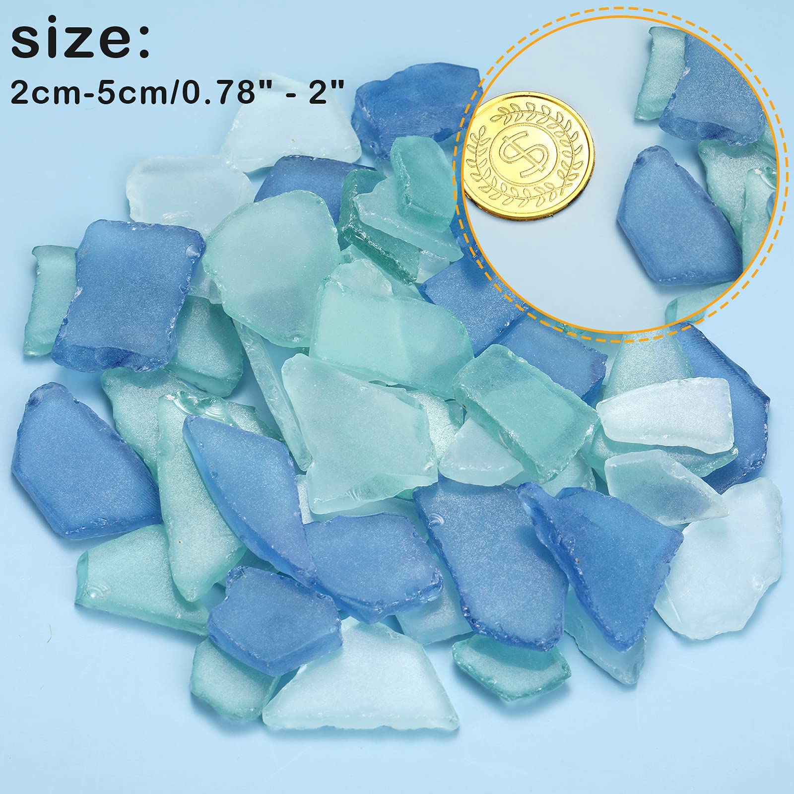 Sea Glass for Crafts Seaglass Pieces Decor