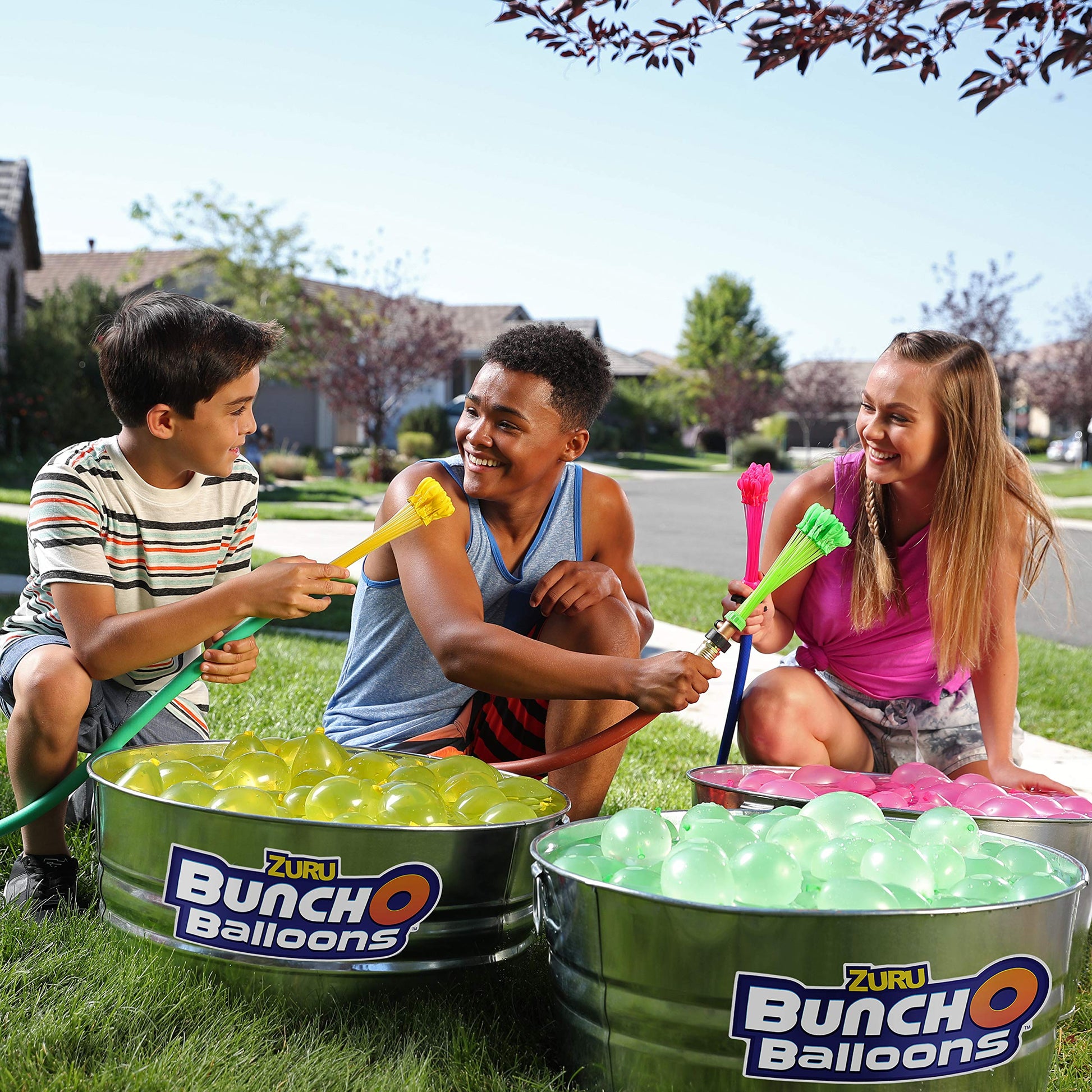 Bunch O Balloons Crazy Color by ZURU, 200+ Rapid-Filling