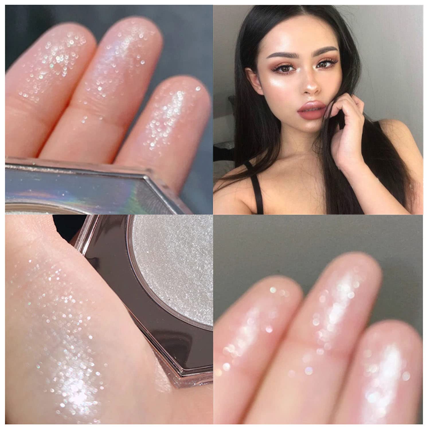 Shimmering Body Highlighter Makeup Palette Glitter