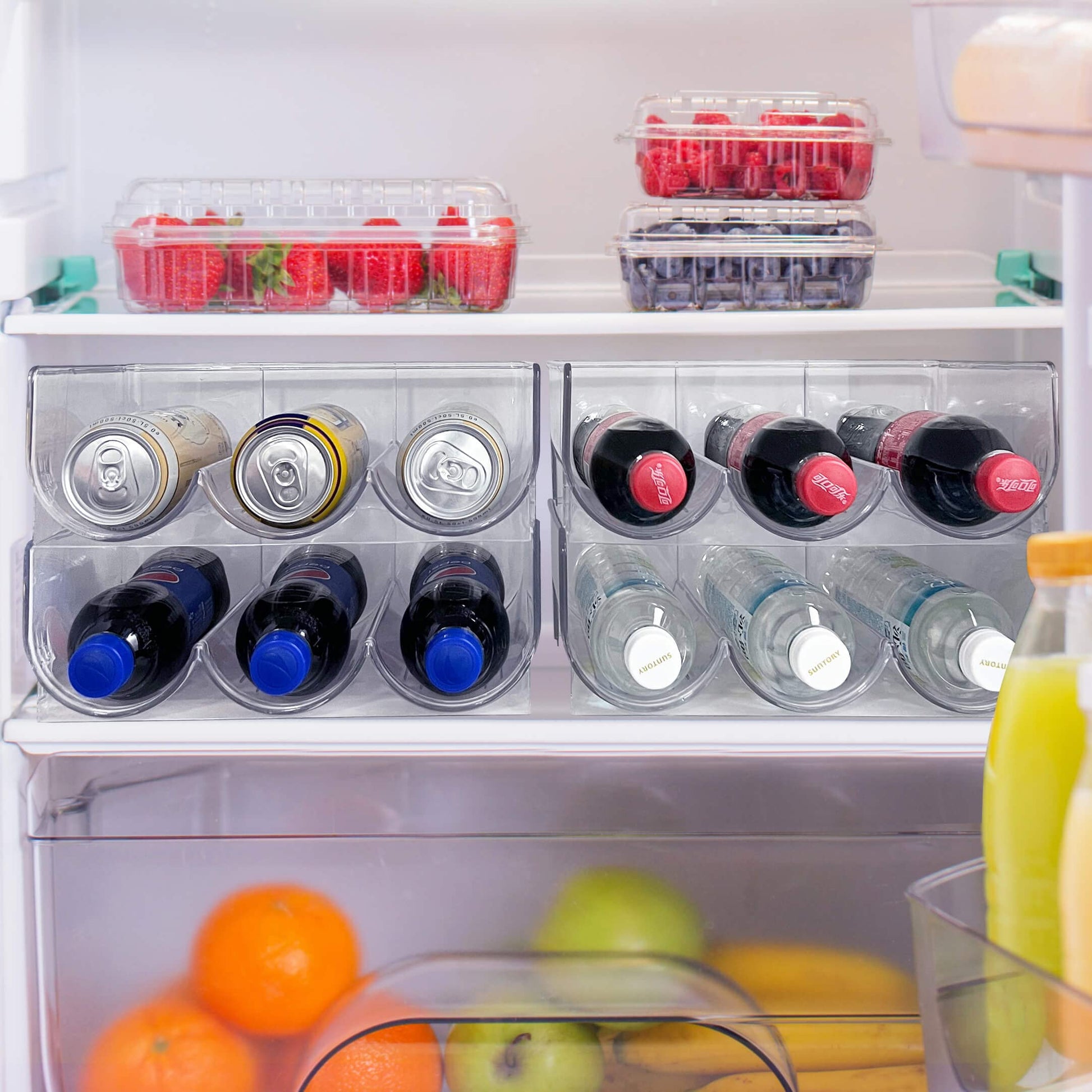 Spaclear Water Bottle Organizer, Stackable Kitchen Pantry Organization