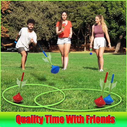 NOMNOM TOYS, Glow in The Dark Lawn Darts Game