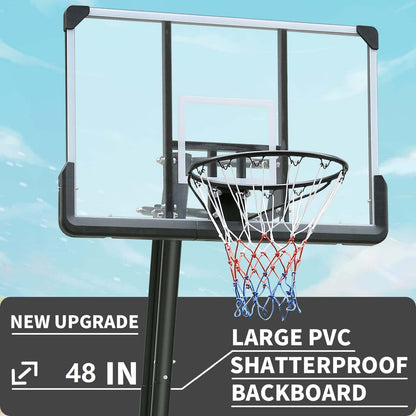 Vitalmeter Basketball Goal Hoop Portable Basketball