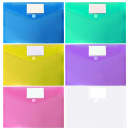 OUTYLTS 11 Pack Plastic Poly Filing Envelopes