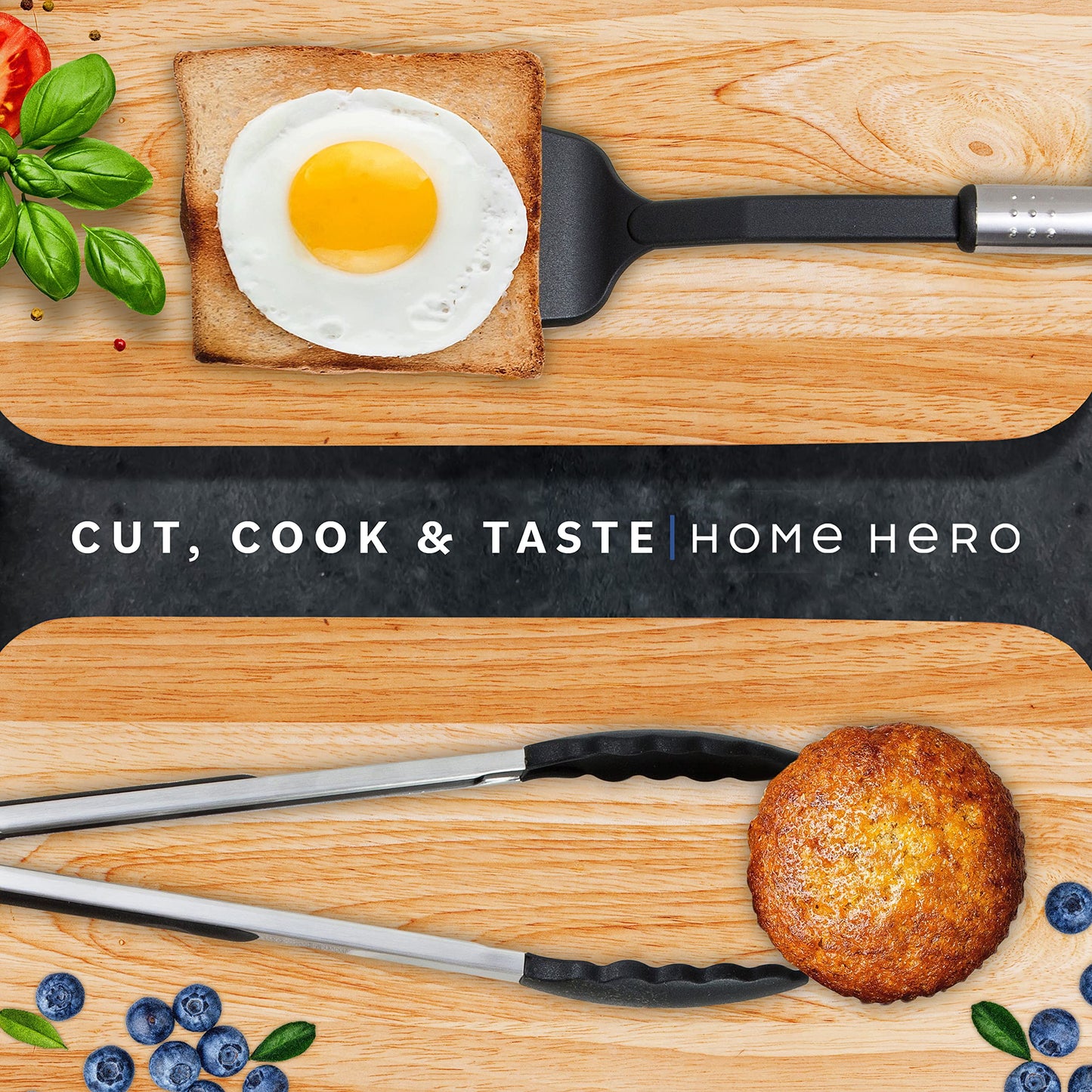 Home Hero 25-pcs Kitchen Utensils Set – Nylon & Stainless Steel Cooking Set
