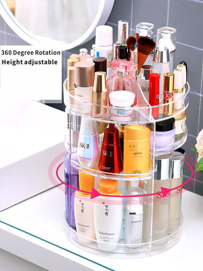 Makeup Organizer, 360 Degree Rotating