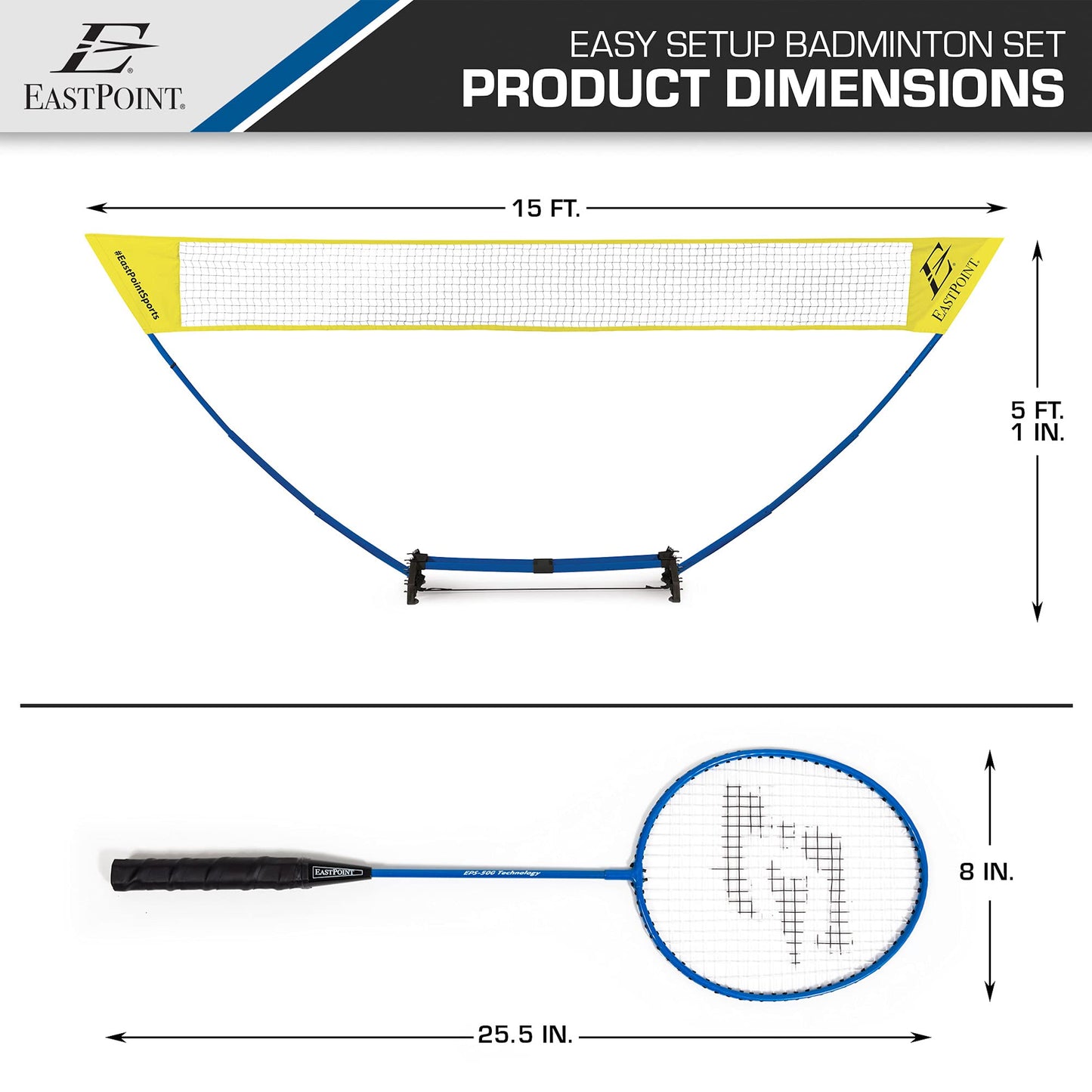 Swing Sports Portable Outdoor Badminton Set